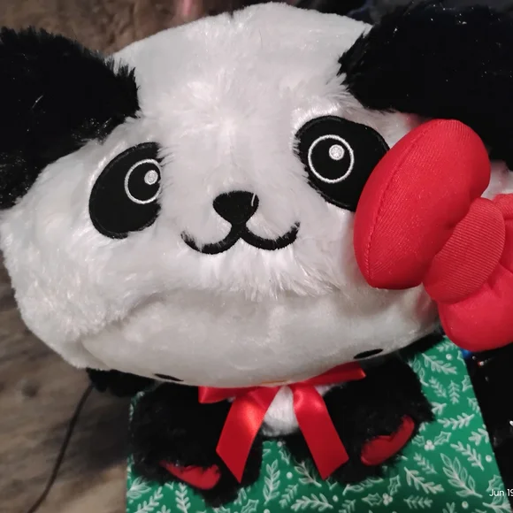 Hello Kitty Panda Plush with Pink Bow - Picture 2 of 8